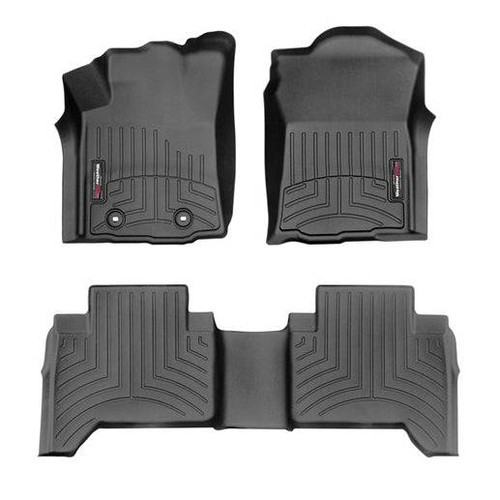 WeatherTech Front & Rear DigitalFit FloorLiner | Black - 2023-2016 Toyota Tacoma WeatherTech Front & Rear DigitalFit FloorLiner | Black - 2023-2016 Toyota Tacoma