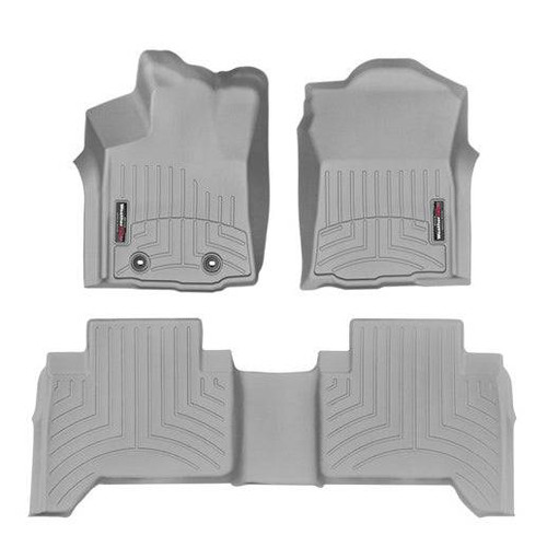 WeatherTech Front & Rear DigitalFit FloorLiner | Grey - 2023-2016 Toyota Tacoma WeatherTech Front & Rear DigitalFit FloorLiner | Grey - 2023-2016 Toyota Tacoma