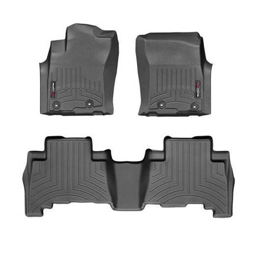 WeatherTech Front & Rear DigitalFit FloorLiner | Black - 2010+ Toyota 4Runner WeatherTech Front & Rear DigitalFit FloorLiner | Black - 2010+ Toyota 4Runner