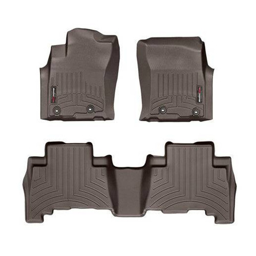WeatherTech Front & Rear DigitalFit FloorLiner | Cocoa - 2010+ Toyota 4Runner