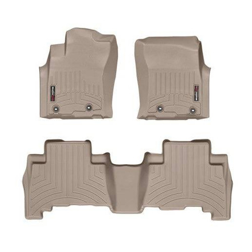 WeatherTech Front & Rear DigitalFit FloorLiner | Tan - 2010+ Toyota 4Runner WeatherTech Front & Rear DigitalFit FloorLiner | Tan - 2010+ Toyota 4Runner