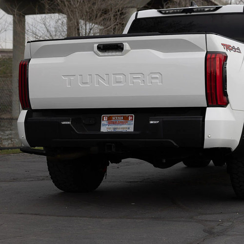 Rear Bumper Panel Kit | 2022-2025 Toyota Tundra (22Tundrablkcap) Rear Bumper Panel Kit | 2022-2025 Toyota Tundra (22Tundrablkcap)