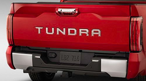 Toyota OEM Tundra Tailgate Insert Badge - Chrome | 2022-2025 Toyota Tundra (PT948-34220-00)-1 Toyota OEM Tundra Tailgate Insert Badge - Chrome | 2022-2025 Toyota Tundra (PT948-34220-00)-1