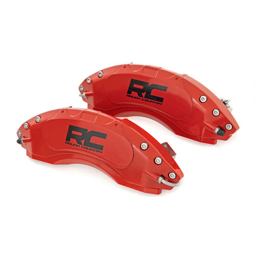Rough Country Red Aluminum Caliper Covers | 2005-2015 Toyota Tacoma Rough Country Red Aluminum Caliper Covers | 2005-2015 Toyota Tacoma