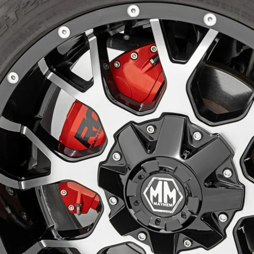 Rough Country Red Aluminum Caliper Covers | 2005-2015 Toyota Tacoma