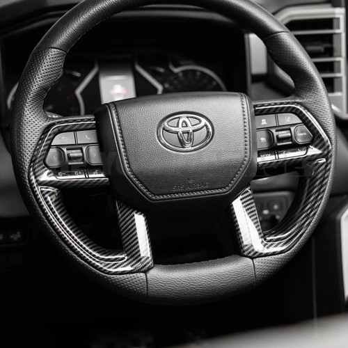 FP Carbon Fiber Steering Wheel Cover Inserts | 2022-2025 Toyota Tundra (FPP2007) FP Carbon Fiber Steering Wheel Cover Inserts | 2022-2025 Toyota Tundra (FPP2007)