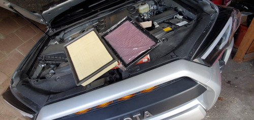 K&N High Flow Factory Replacement Air Filter 2024-2014 Toyota 4Runner (33-2438)