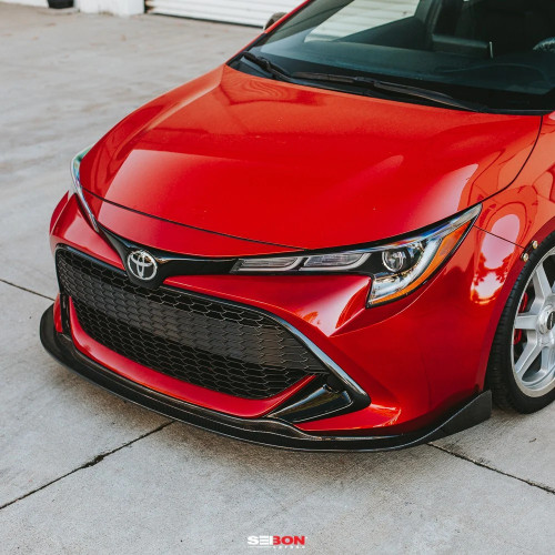 Seibon MB-Style Carbon Fiber Front Lip | 2019+ Toyota Corolla Hatchback Seibon MB-Style Carbon Fiber Front Lip | 2019+ Toyota Corolla Hatchback