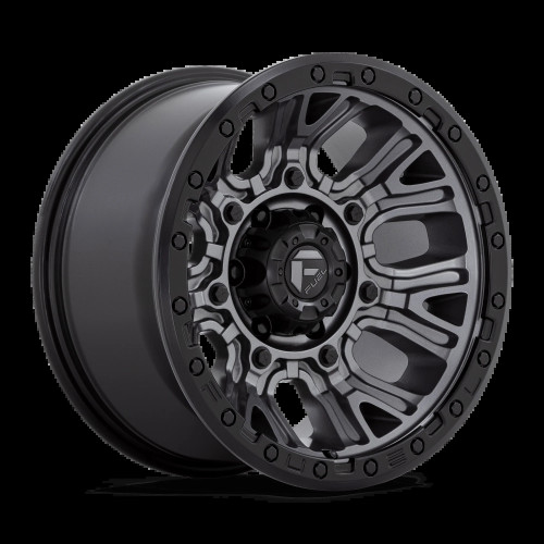 Fuel Traction Wheels Matte Gunmetal w/ Black Ring D825 | 2023-2016 Toyota Tacoma / 2010+ 4Runner (Multiple Size Options) Fuel Traction Wheels Matte Gunmetal w/ Black Ring D825 | 2023-2016 Toyota Tacoma / 2010+ 4Runner (Multiple Size Options)