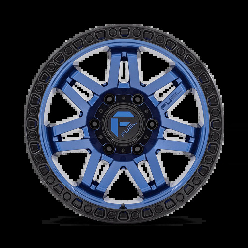 Fuel Syndicate Wheels Dark Blue w/ Black Ring D813 | 2023-2016 Toyota Tacoma / 2010+ 4Runner (Multiple Size Options)