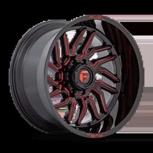 Fuel Hurricane Wheels Gloss Black Milled Red Tint D808 | 2023-2016 Toyota Tacoma / 2010+ 4Runner (Multiple Size Options) Fuel Hurricane Wheels Gloss Black Milled Red Tint D808 | 2023-2016 Toyota Tacoma / 2010+ 4Runner (Multiple Size Options)