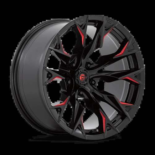 Fuel Hurricane Wheels Gloss Black Milled w/ Candy Red D823 | 2023-2016 Toyota Tacoma / 2010+ 4Runner (Multiple Size Options) Fuel Hurricane Wheels Gloss Black Milled w/ Candy Red D823 | 2023-2016 Toyota Tacoma / 2010+ 4Runner (Multiple Size Options)