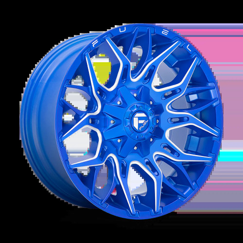 Fuel Twitch Anodized Blue Milled D770 | 2022-2025 Toyota Tundra (Multiple Size Options) Fuel Twitch Anodized Blue Milled D770 | 2022-2025 Toyota Tundra (Multiple Size Options)