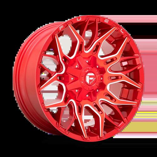 Fuel Twitch Candy Red Milled D771 | 2022-2025 Toyota Tundra (Multiple Size Options)