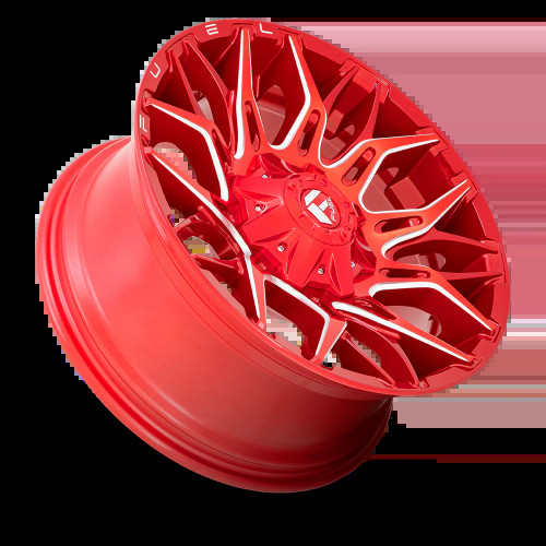 Fuel Twitch Candy Red Milled D771 | 2022-2026 Toyota Tundra (Multiple Size Options)