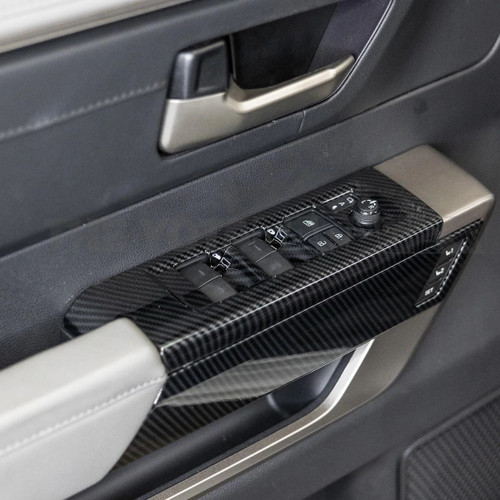 FP Carbon Fiber Door Switch Panel Covers| 2022-2025 Toyota Tundra (FPP2013) FP Carbon Fiber Door Switch Panel Covers| 2022-2025 Toyota Tundra (FPP2013)