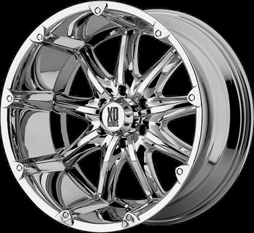 XD Series XD779 Badlands Chrome Wheel | 2022-2025 Toyota Tundra XD Series XD779 Badlands Chrome Wheel | 2022-2025 Toyota Tundra