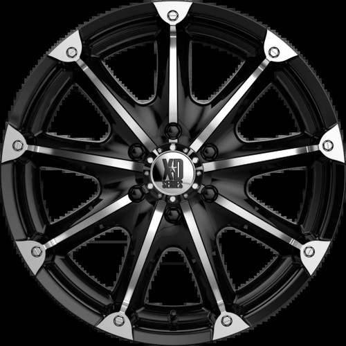 XD Series XD779 Badlands Gloss Black Machined Wheel | 2022-2026 Toyota Tundra