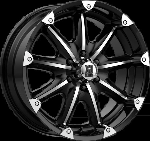XD Series XD779 Badlands Gloss Black Machined Wheel | Toyota Tacoma / 4Runner XD Series XD779 Badlands Gloss Black Machined Wheel | Toyota Tacoma / 4Runner