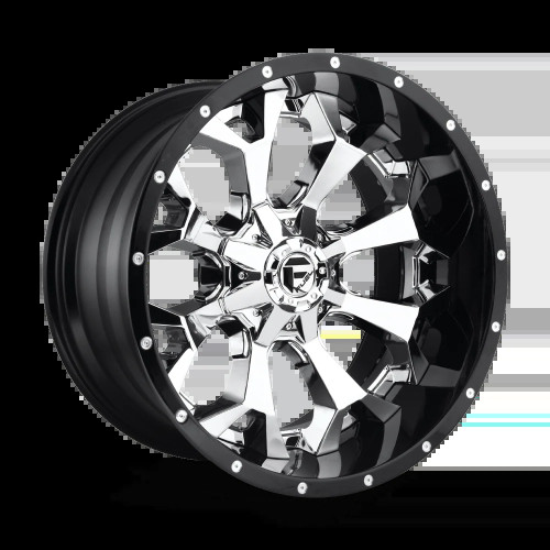 Fuel Assault Wheels Chrome Plated Gloss Black Lip D246 | 2022-2025 Toyota Tundra (Multiple Size Options)