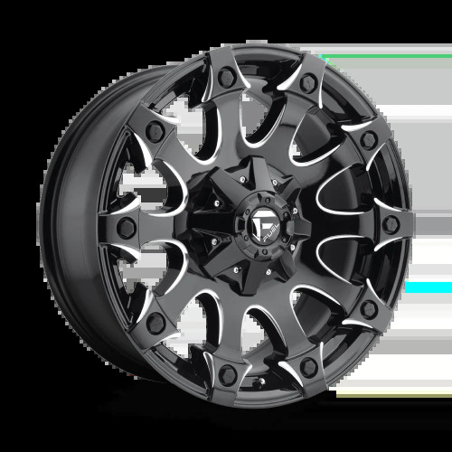 Fuel Battle Axe Wheels Gloss Black Milled D578 | 2023-2016 Toyota Tacoma / 2010+ 4Runner (Multiple Size Options)