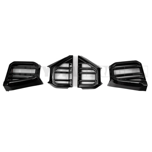 FP Gloss Black Air Vent Covers | 2022-2025 Toyota Tundra (FPP2020)
