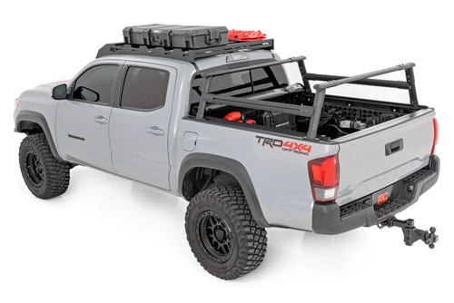 Rough Country Aluminum Bed Rack | 2005-2023 Toyota Tacoma