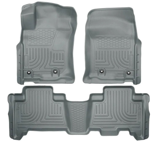 Huskey Weatherbeater Grey Front and Rear Floor Liners 2024-2014 Toyota 4Runner (99572) Huskey Weatherbeater Grey Front and Rear Floor Liners 2024-2014 Toyota 4Runner (99572)