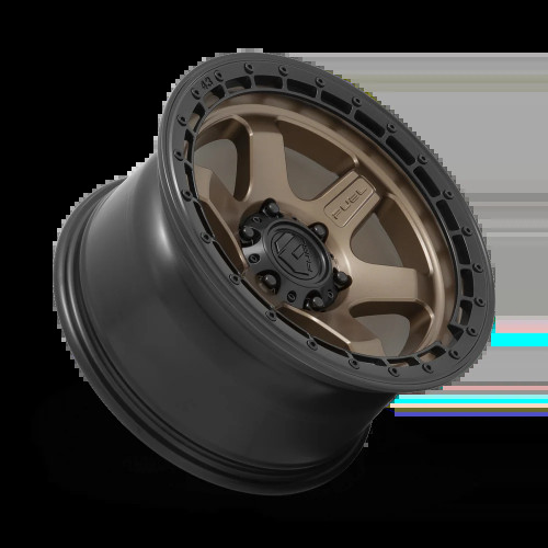 Fuel Block Wheels Matte Bronze w/Black Ring D751 | 2023-2016 Toyota Tacoma / 2010+ 4Runner (Multiple Size Options)