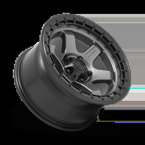 Fuel Block Wheels Matte Gunmetal w/Black Ring D752 | 2022-2026 Toyota Tundra (Multiple Size Options)