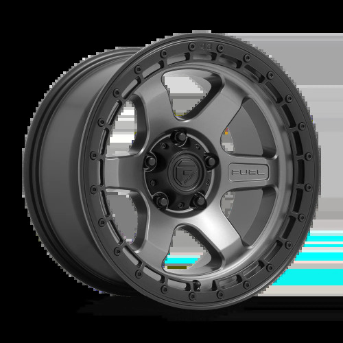 Fuel Block Wheels Matte Gunmetal w/Black Ring D752 | 2023-2016 Toyota Tacoma / 2010+ 4Runner (Multiple Size Options) Fuel Block Wheels Matte Gunmetal w/Black Ring D752 | 2023-2016 Toyota Tacoma / 2010+ 4Runner (Multiple Size Options)