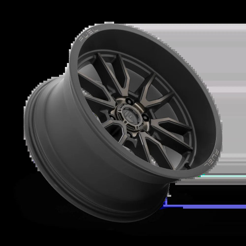 Fuel Clash Wheels Matte Black Double Dark Tint D762 | 2023-2016 Toyota Tacoma / 2010+ 4Runner (Multiple Size Options)