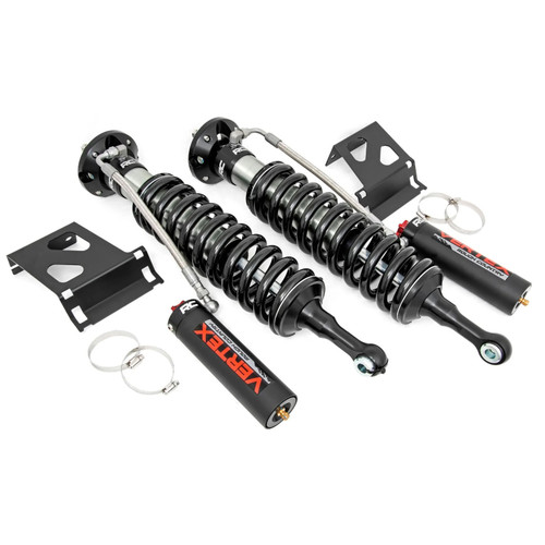 Rough Country Front Vertex Coilovers w/External Reservoir 2" Lift | 2022-2025 Toyota Tundra (689048) Rough Country Front Vertex Coilovers w/External Reservoir 2" Lift | 2022-2025 Toyota Tundra (689048)