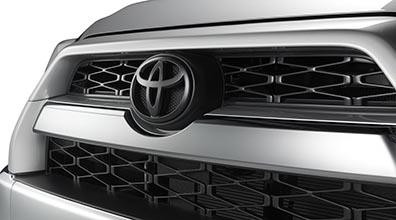 Toyota OEM 4Runner Emblem Overlays - Black | 2010+ Toyota 4Runner
