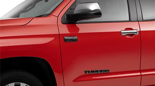 Toyota OEM Tundra Emblem Overlays - Black | 2018-2021 Toyota Tundra (PT948-34181-02)