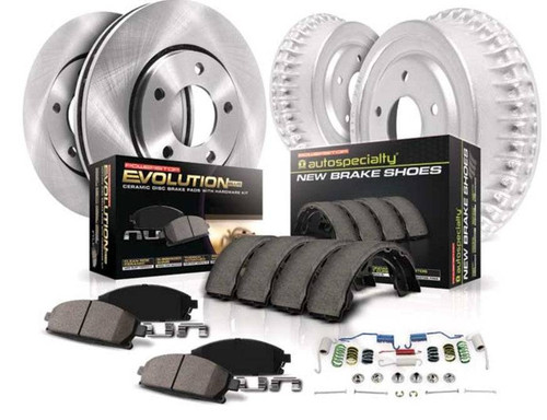 PowerStop OE Front and Rear Brake Kit Pads Rotors and Drums 2023-2016 Toyota Tacoma (K15231DK) PowerStop OE Front and Rear Brake Kit Pads Rotors and Drums 2023-2016 Toyota Tacoma (K15231DK)
