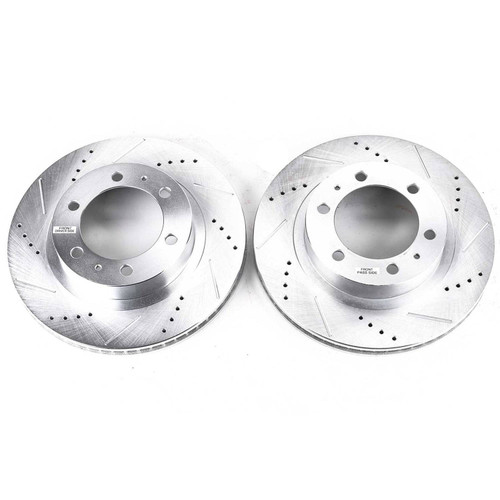 PowerStop Evolution Drilled and Slotted Front Rotors 2023-2016 Toyota Tacoma (JBR1121XPR) PowerStop Evolution Drilled and Slotted Front Rotors 2023-2016 Toyota Tacoma (JBR1121XPR)
