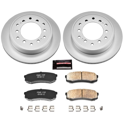 PowerStop Z17 Front and Rear Brake Kit Pads and Rotors 2024-2014 Toyota 4Runner (CRK5874)