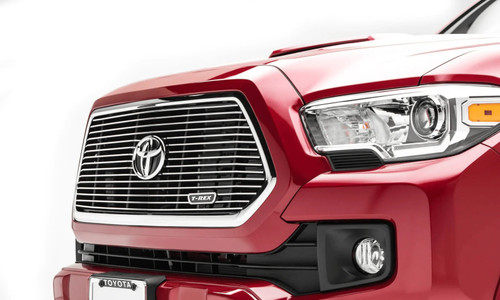T-Rex Polished Billet Grille w/Logo Recess - 2023-2016 Toyota Tacoma (6219410)