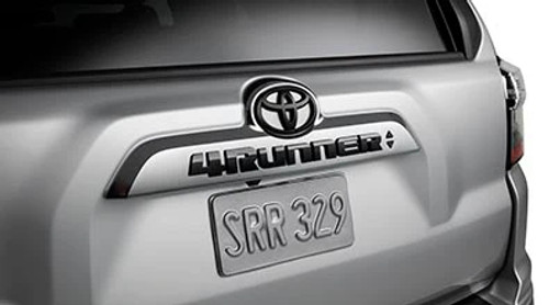 Toyota OEM 4Runner Emblem Overlays - Black | 2010+ Toyota 4Runner