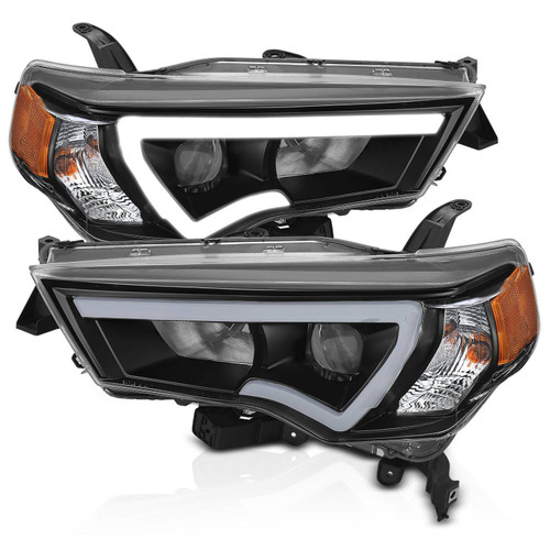 Anzo Black Plank Style Projector Headlights - 2024-2014 Toyota 4Runner (111416) Anzo Black Plank Style Projector Headlights - 2024-2014 Toyota 4Runner (111416)