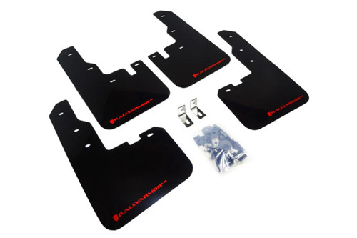 Rally Armor Black UR Mud Flap w/ Red Logo | 2013-2015 Toyota RAV4 Rally Armor Black UR Mud Flap w/ Red Logo | 2013-2015 Toyota RAV4