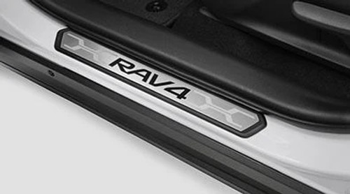 Toyota OEM Door Sill Protectors | 2019+ Toyota RAV4 (PK382-42K01) Toyota OEM Door Sill Protectors | 2019+ Toyota RAV4 (PK382-42K01)