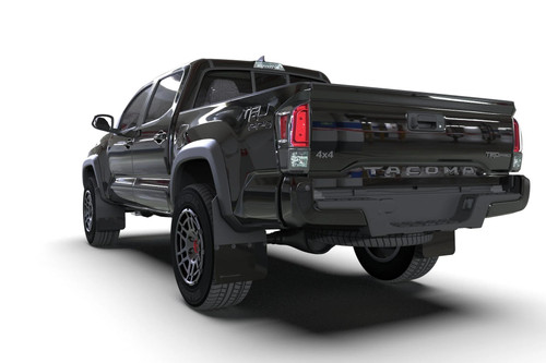 Rally Armor Black Mud Flaps w/ Grey Logo | 2016-2023 Toyota Tacoma
