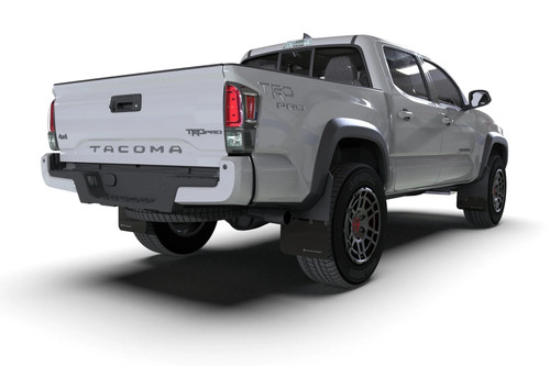 Rally Armor Black Mud Flaps w/ Grey Logo | 2016-2023 Toyota Tacoma