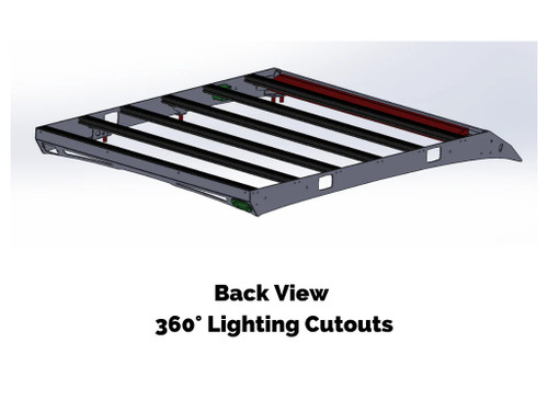 Cali Raised Premium Roof Rack (Adjustable) - 2005+ Toyota Tacoma Double Cab