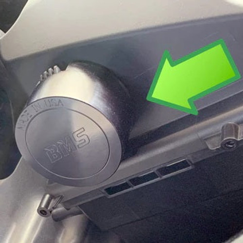 Burger Motorsports Intake Muffler Delete - Black | 2020+ Toyota GR Supra