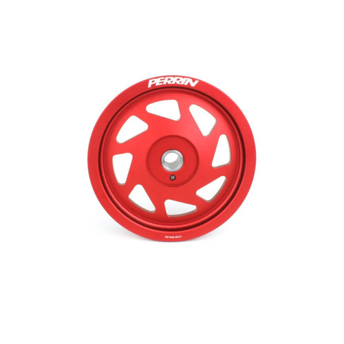 Perrin Performance Lightweight Crank Pulley - Red | 2022+ Toyota GR86 Perrin Performance Lightweight Crank Pulley - Red | 2022+ Toyota GR86