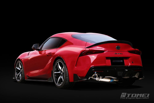 Tomei Type-R Single Exit Full Titanium Expreme Ti Catback Exhaust | 2020+ Toyota GR Supra A90 (afe49-36045-H)