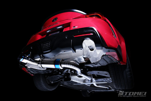 Tomei Type-R Single Exit Full Titanium Expreme Ti Catback Exhaust | 2020+ Toyota GR Supra A90 (afe49-36045-H)
